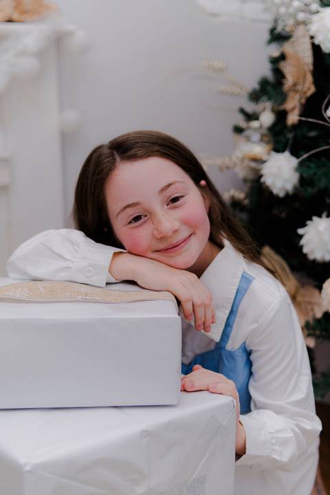 ensaio de natal infantil'