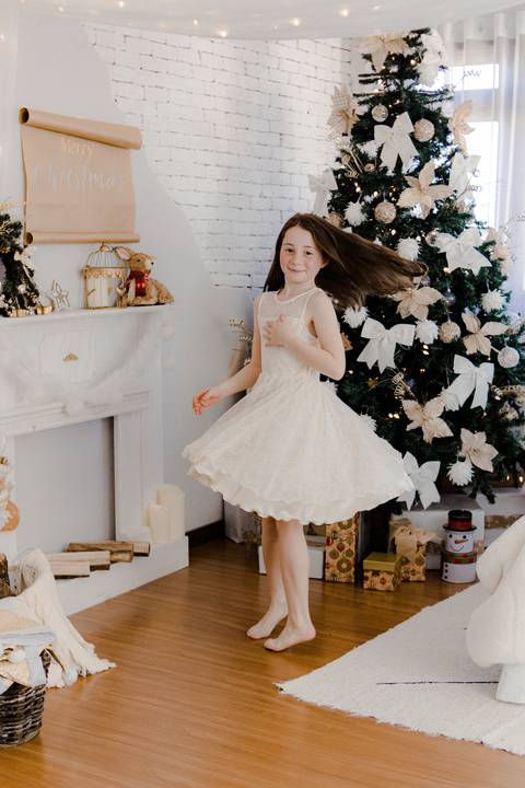 ensaio de natal infantil'