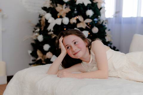 ensaio de natal infantil'