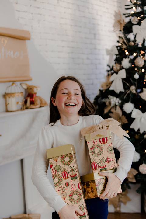 ensaio de natal infantil'