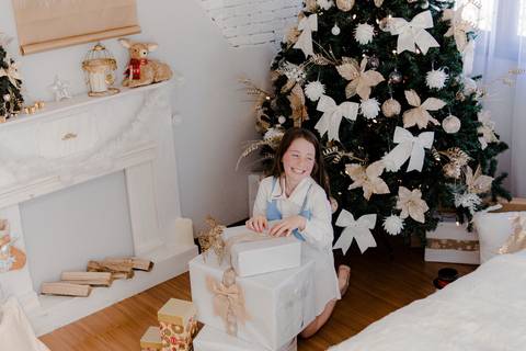 ensaio de natal infantil'