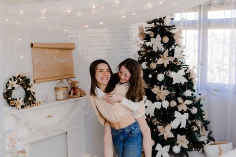 ensaio de natal familia'