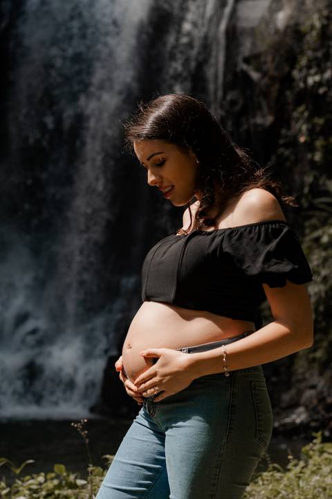 ensaio na cachoeira Salto do Sagrado'
