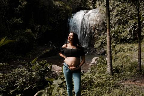 ensaio na cachoeira Salto do Sagrado'