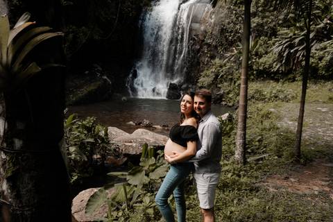 ensaio na cachoeira Salto do Sagrado'