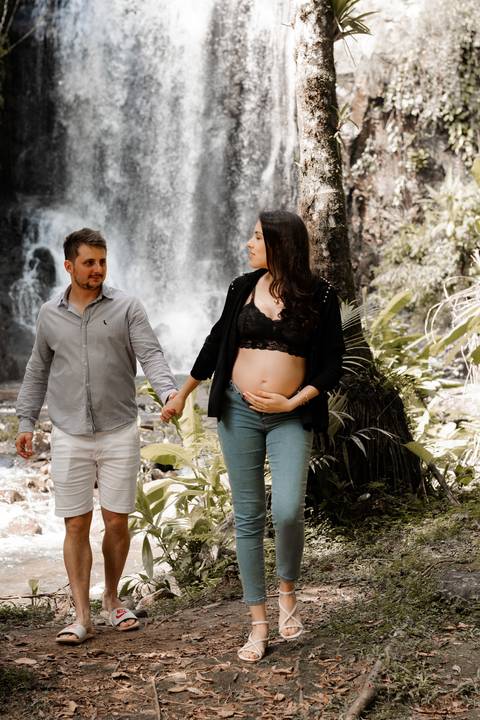 ensaio na cachoeira Salto do Sagrado'