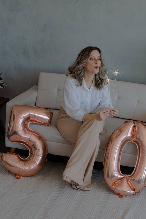 ensaio feminino de 50 anos'