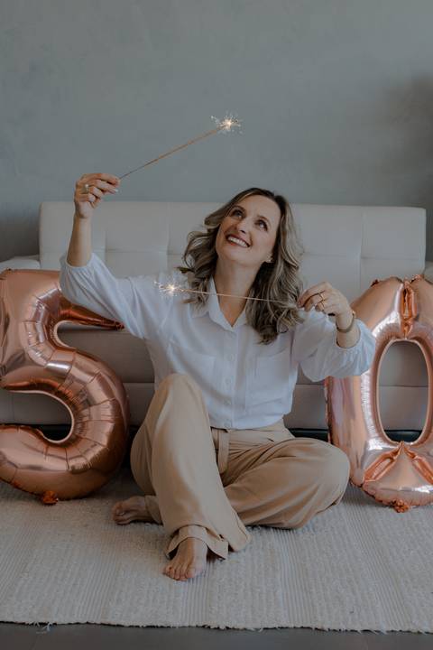 ensaio feminino de 50 anos'