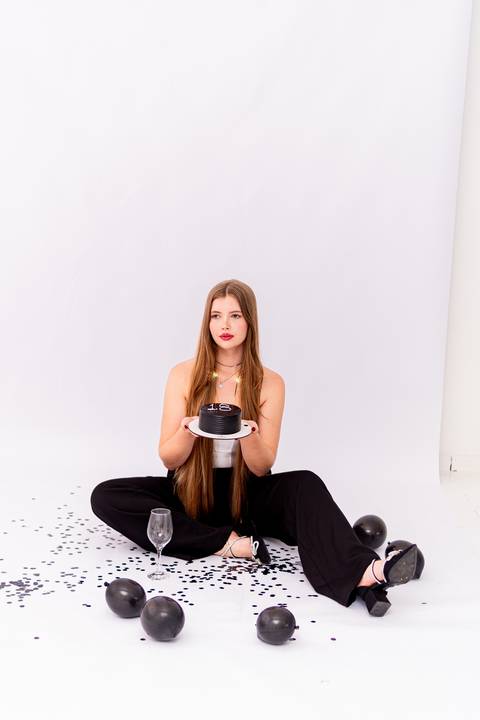 ensaio de 18 anos criativo'