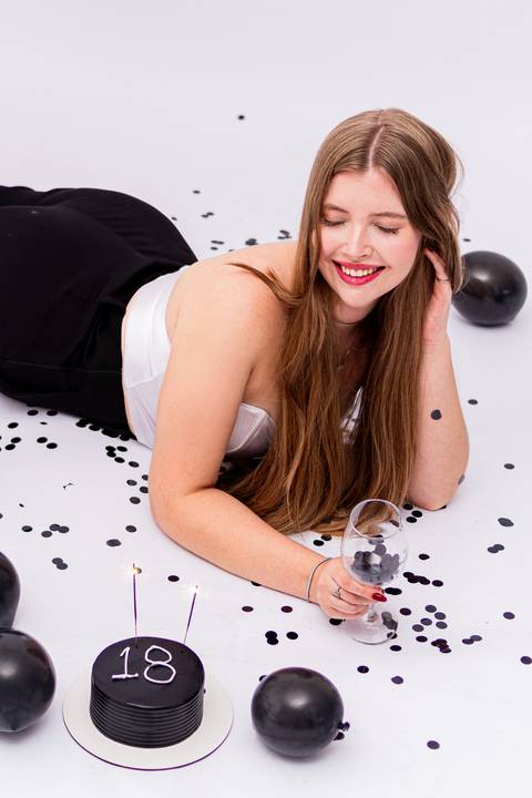 ensaio de 18 anos criativo estúdio'