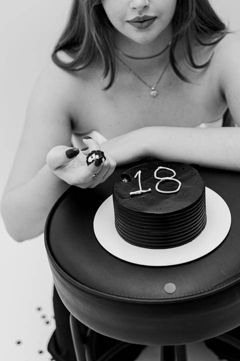 ensaio de 18 anos criativo estúdio'