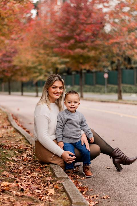 ensaio na rua do outono curitiba'