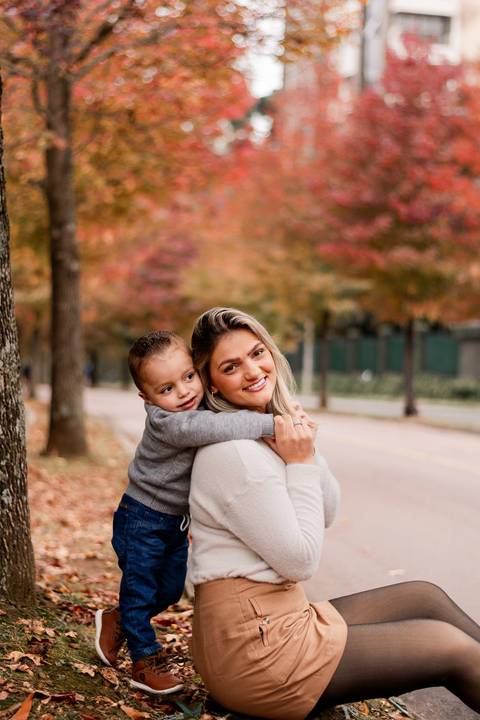 ensaio na rua do outono curitiba'