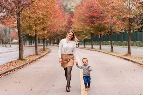 ensaio na rua do outono curitiba'