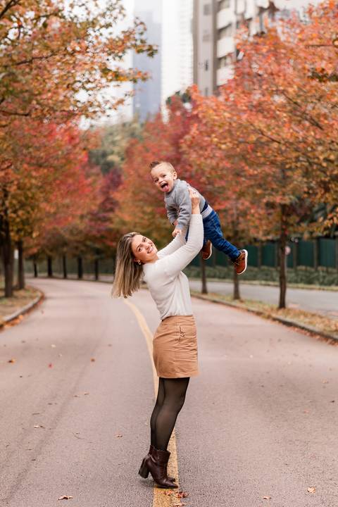 ensaio na rua do outono curitiba'