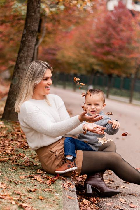 ensaio na rua do outono curitiba'