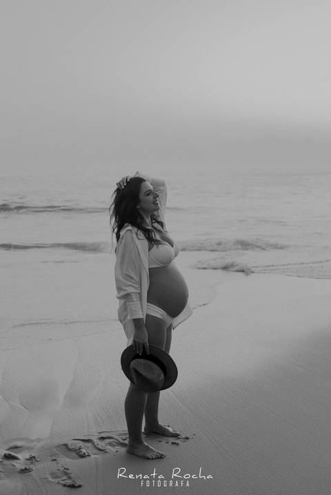 ensaio gestante por do sol praia do sossego niteroi'
