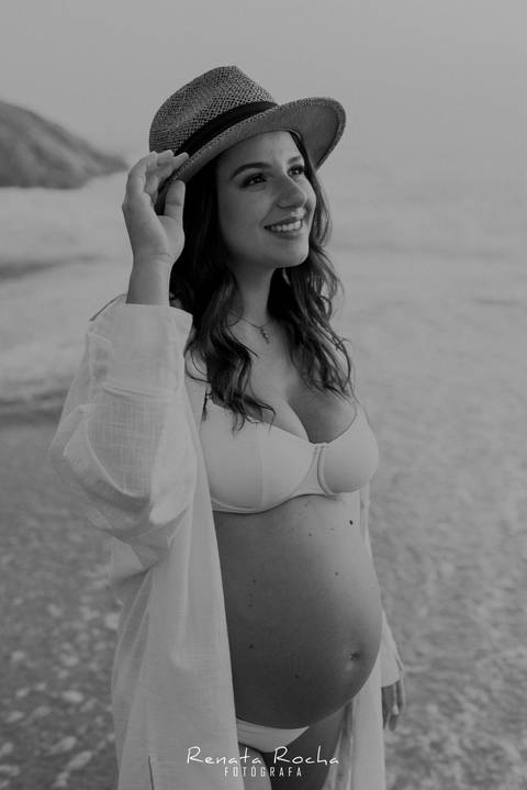 ensaio gestante por do sol praia do sossego niteroi'