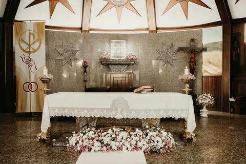 decoração de igreja'