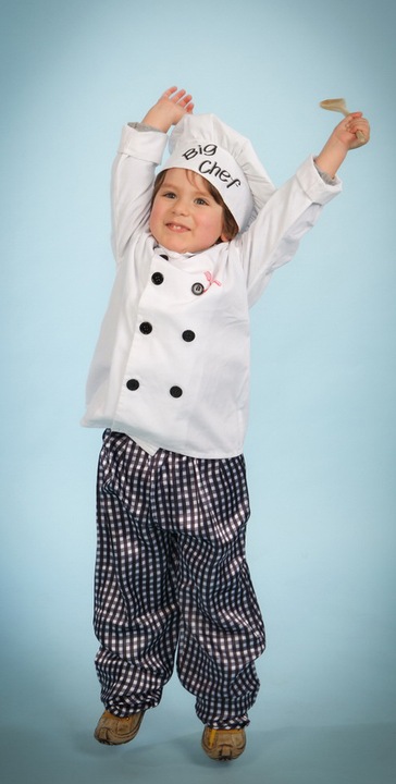 fotografia de estúdio Carnaval cozinheiro'