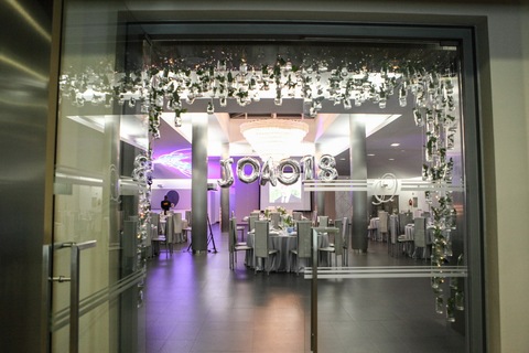 Vista do salão num aniversário - Quinta da Quintã - Moselos'