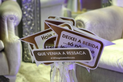 Placas para festa de aniversário - S. João da Madeira'