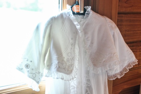 Pormenor de vestido de baptizado - S. Félix da Marinha'