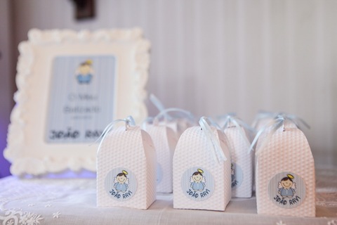 Pormenor de decoração de Baptizado - Miramar'