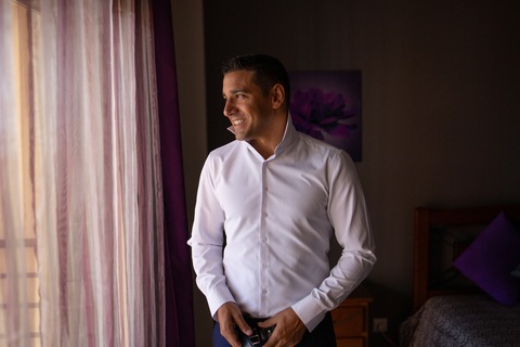 preparação do noivo'