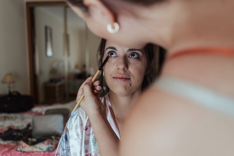 Maquilhagem da noiva'