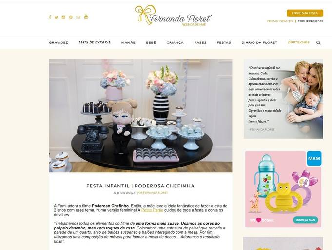 Festa Infantil Poderosa Chefinha