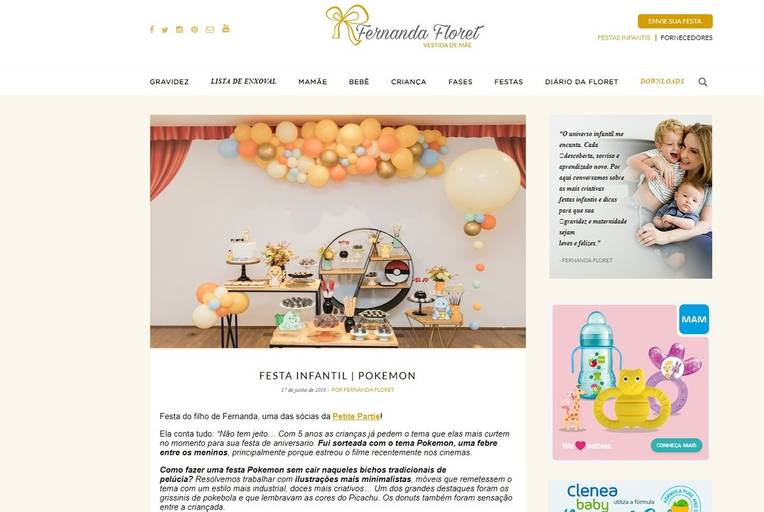 Festa Infantil Pokemon