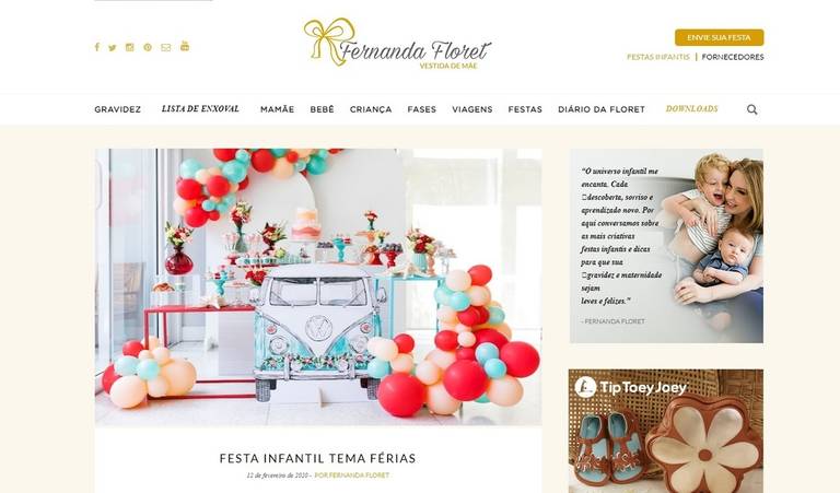 Festa infantil tema praia