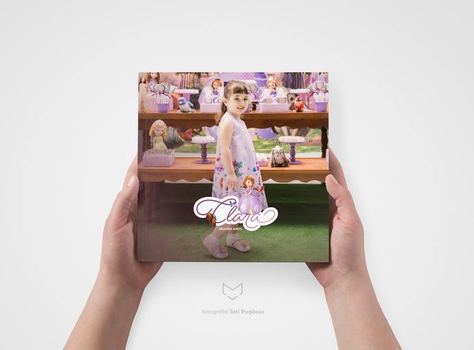 album fotografico festa infantil tema princesinha sofia