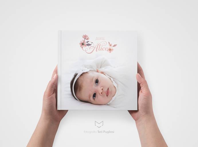 album fotografico recem nascido