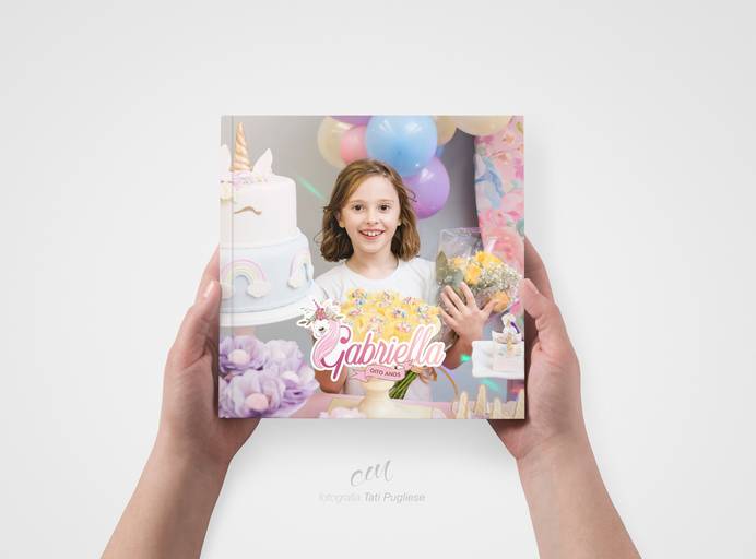 album de fotos fotografia infantil album infantil festa Unicornio