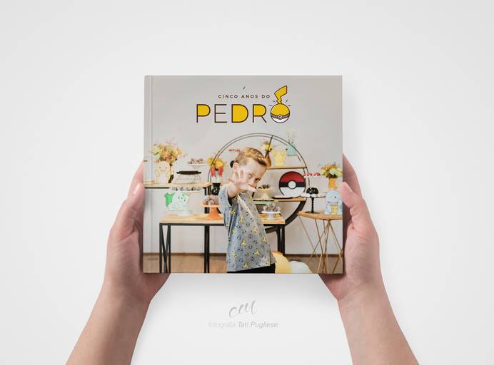 album de fotos fotografia infantil album infantil festa Pokemon