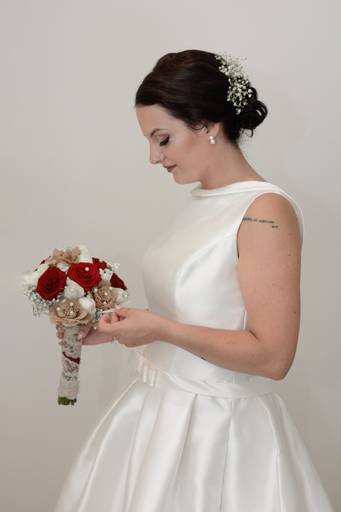 Noiva, vestido de noiva, toque