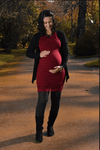 Claudia uma gravida saudável 