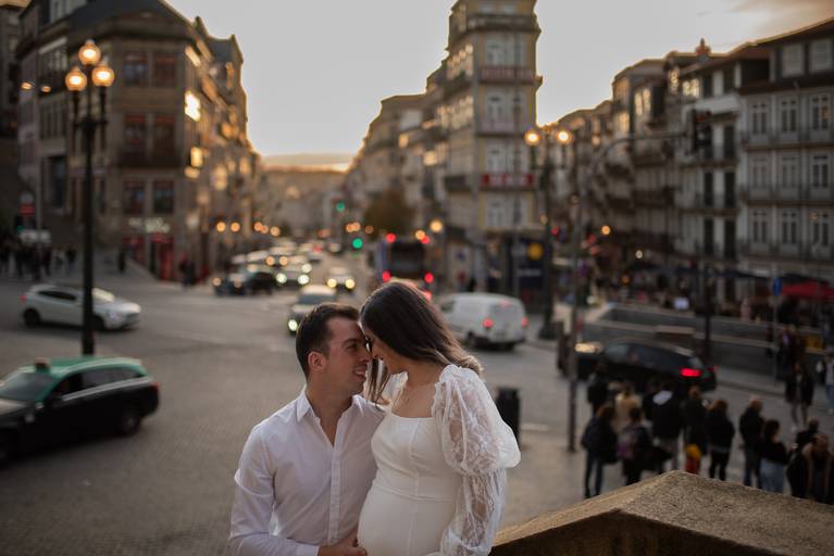 Fotografo de gestante Gravida Cidade do Porto Açores 
