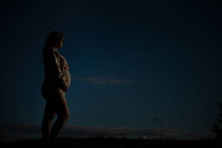 Luz fantástica ao por do sol de Dezembro 