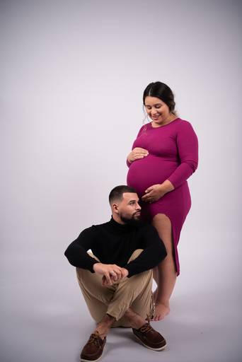 Gestante linda Estudio 
