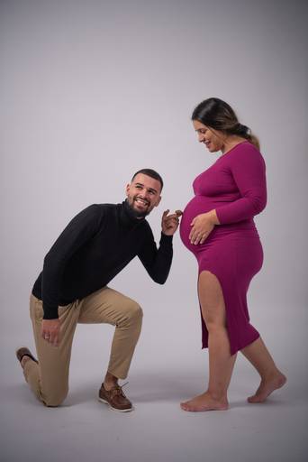 Gestante linda Estudio