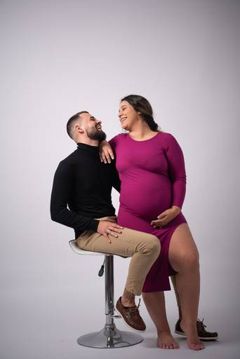 Gestante linda Estudio