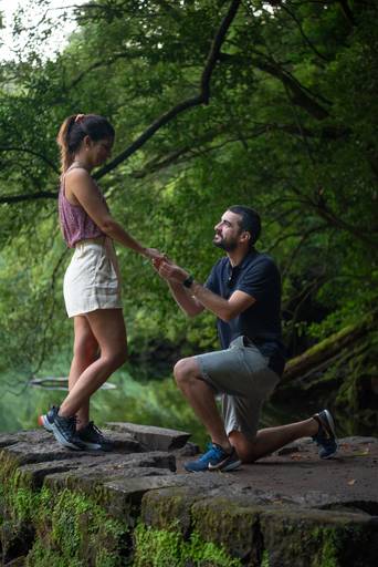 Fotografo de Sao miguel pedido de casamento na lagoa do congro 
