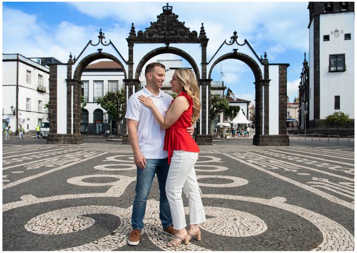 Fotografo de Sao miguel portas da cidade noivos 