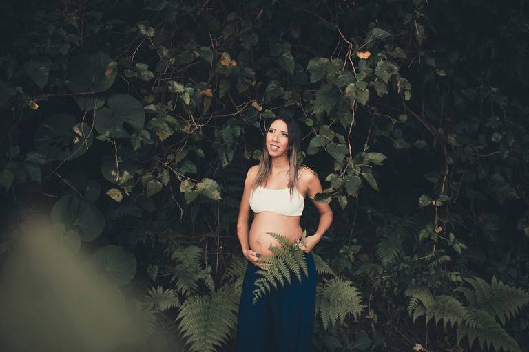 Liliane à espera do Lucca Rafael ♥