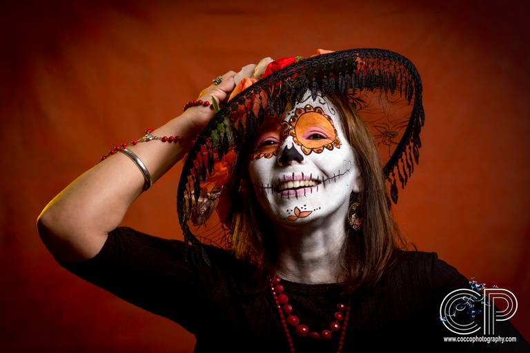 disfraz de catrinas  mexicanas para book de fotos em rosario