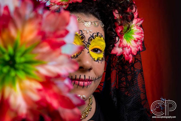 fotografos en rosario, dia de muertos, catrinas