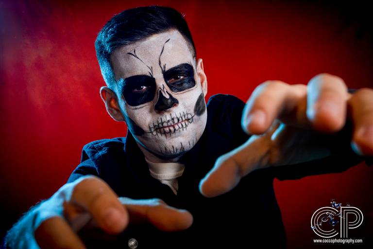 hombre para sesión de fotos de catrina